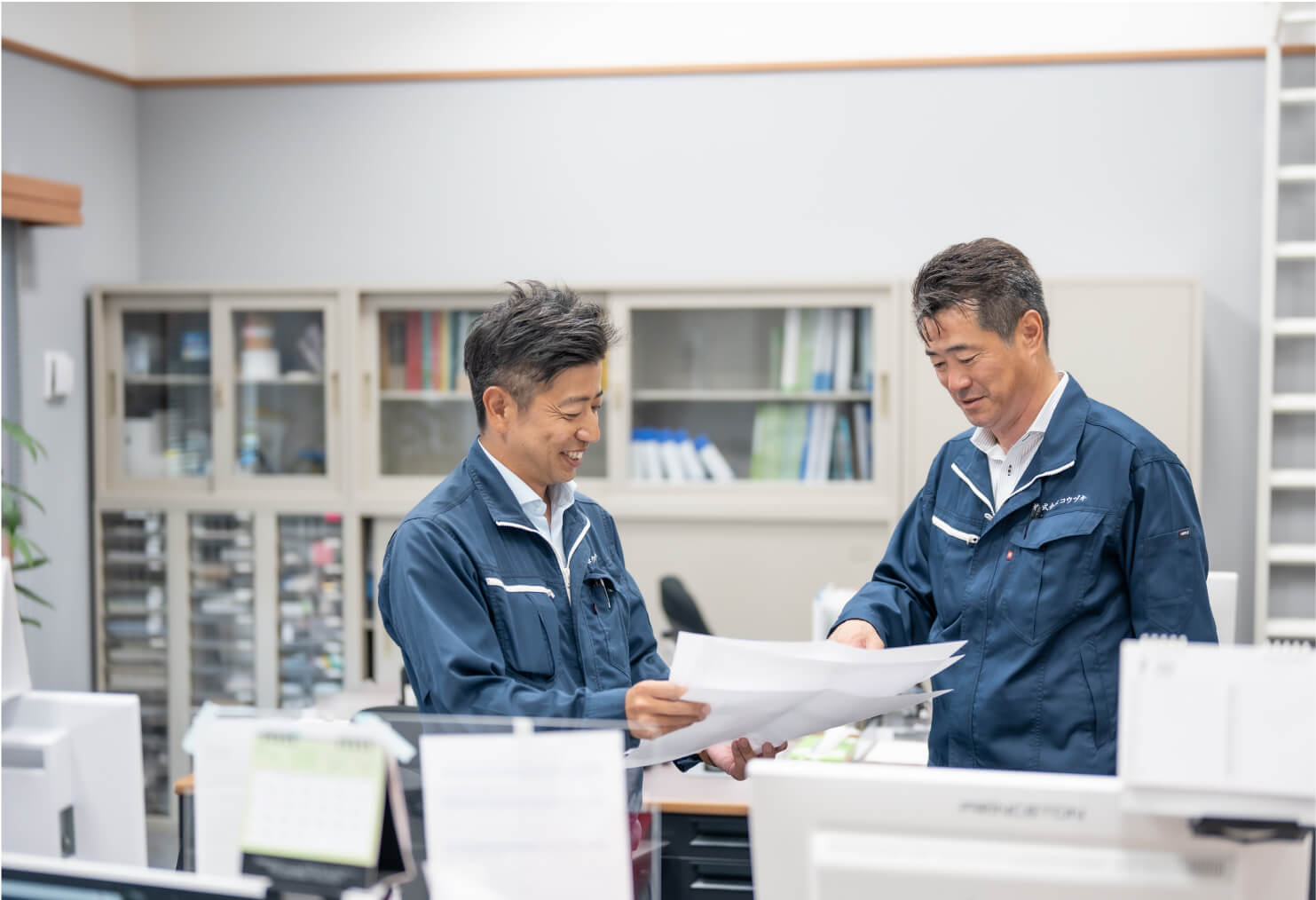 仕事中の様子のKさん